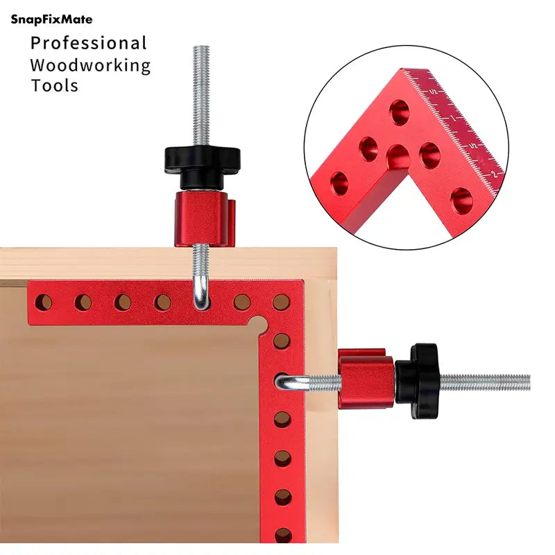 Aluminum alloy 90-degree woodworking right angle measurement and marking positioning