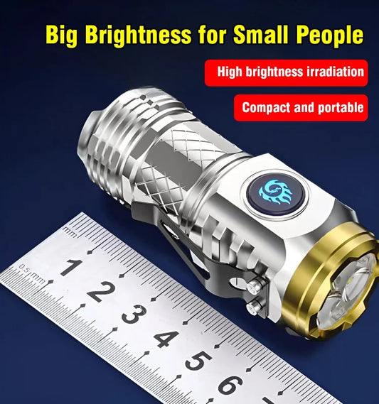 ⚡LAST DAY PROMOTION 49% OFF 🔥Three-eyed Monster Mini Flash Super Power Flashlight