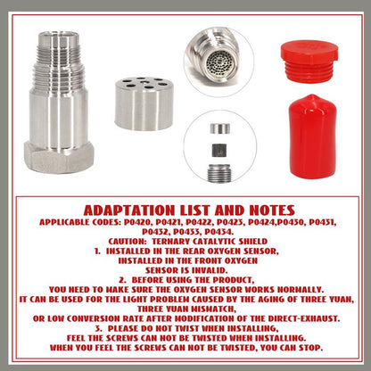 Buy 1 Get 1 Free🔥M18x1.5 Automotive Universal Oxygen Sensor Decoder (With Filter Element)